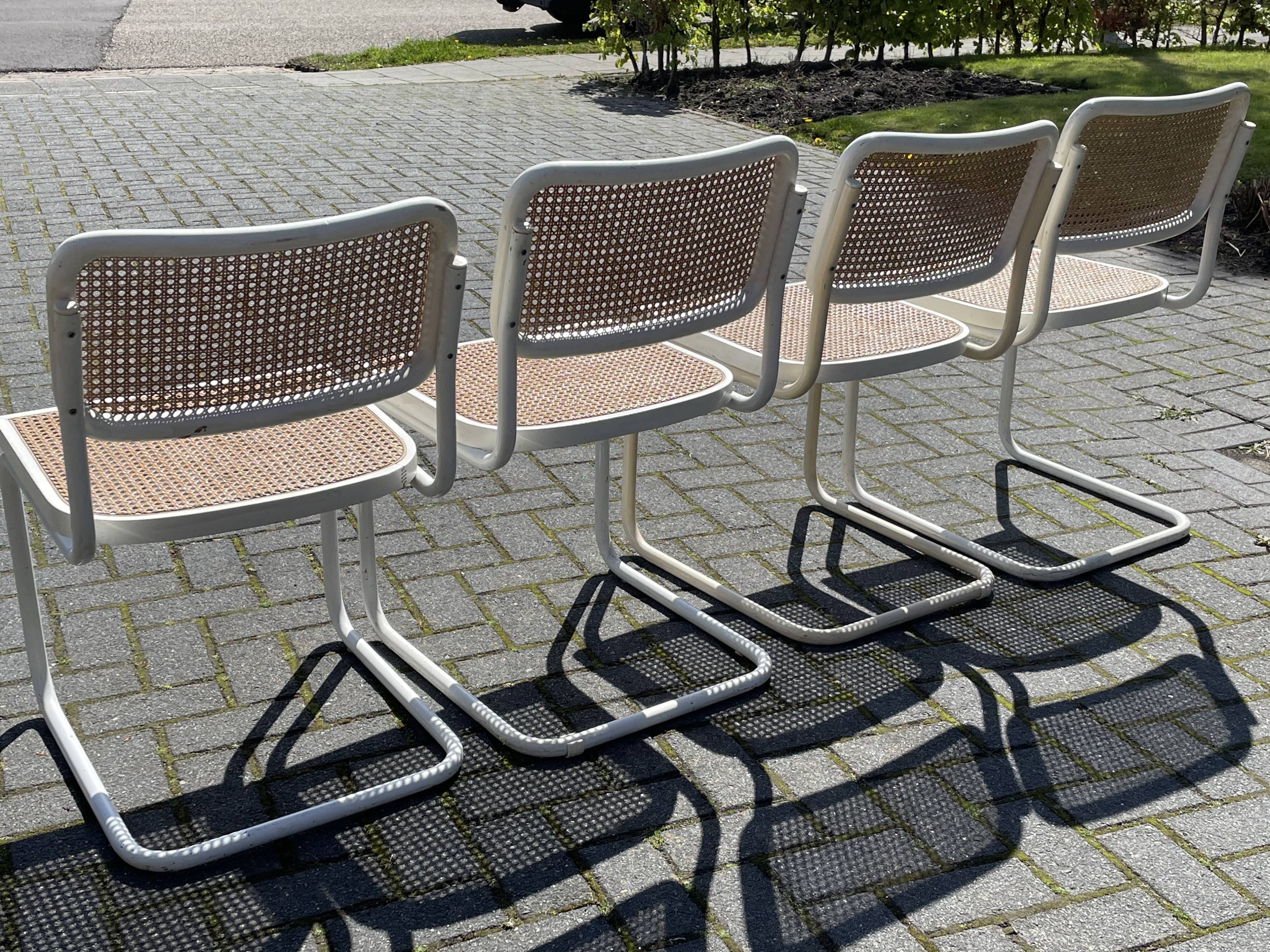 Ensemble de 4 chaises Cesca b32, Breuer