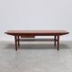 Large coffee table with magazine rack by O.M.F., 1960s