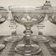 9 crystal champagne coupes