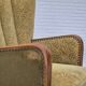 1960s, Danish highback armchair, original condition, cotton/wool.