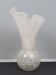 White Murano glass vase, Italy, mouth-blown vintage design