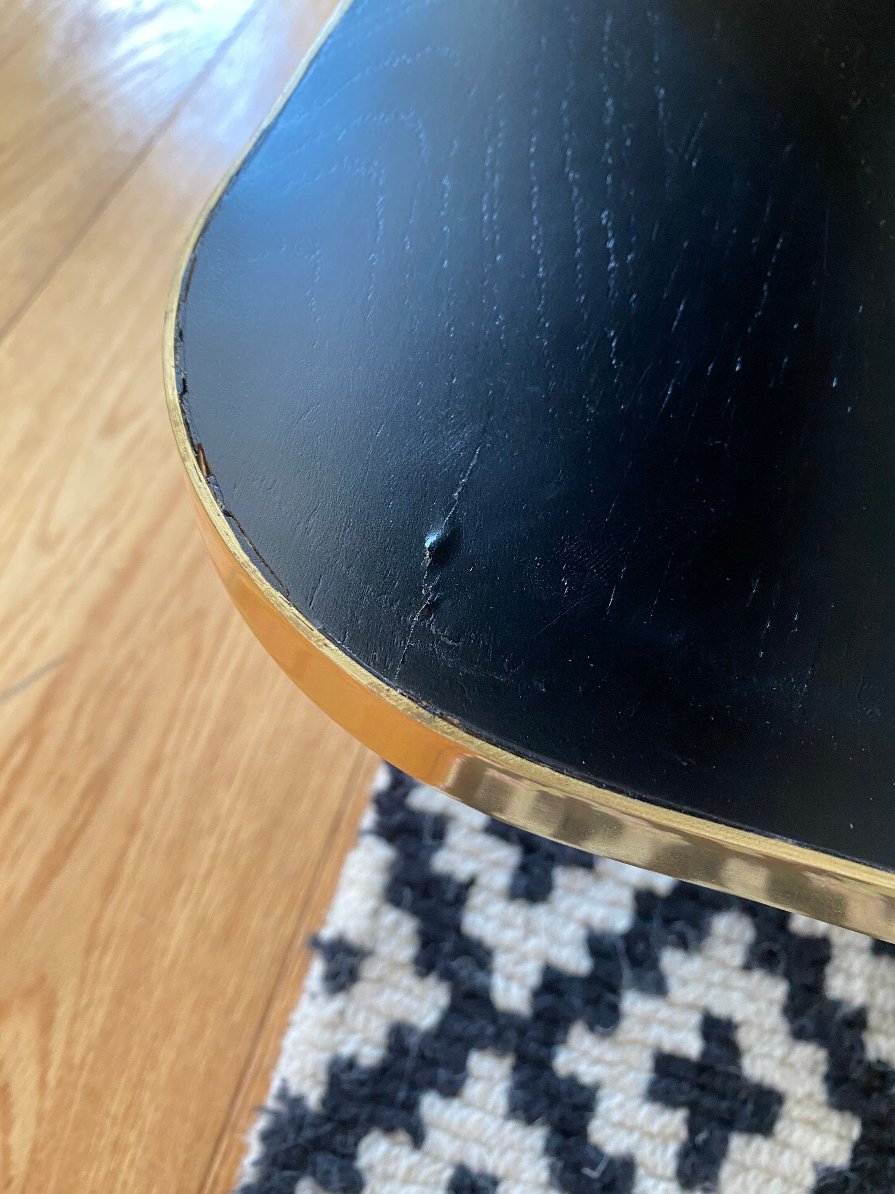 Red Edition brass and green marble lounge table