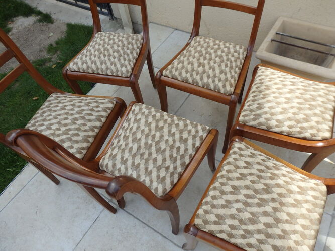 Suite de 6 chaises ancienne