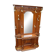 Napoleon III wardrobe in walnut from the late 19th century.