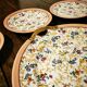 Service à gâteau à fleurs