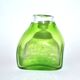 DESIGN Scandinavian vase in lined blown glass Green 1960-70 dlG Whitefriars