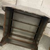 Pair of industrial metal armchairs