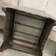 Pair of industrial metal armchairs