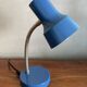Lampe alu articulée de bureau bleu canard