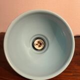Pastel blue bell pendant light