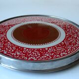 Plat à gâteau art déco années 1930