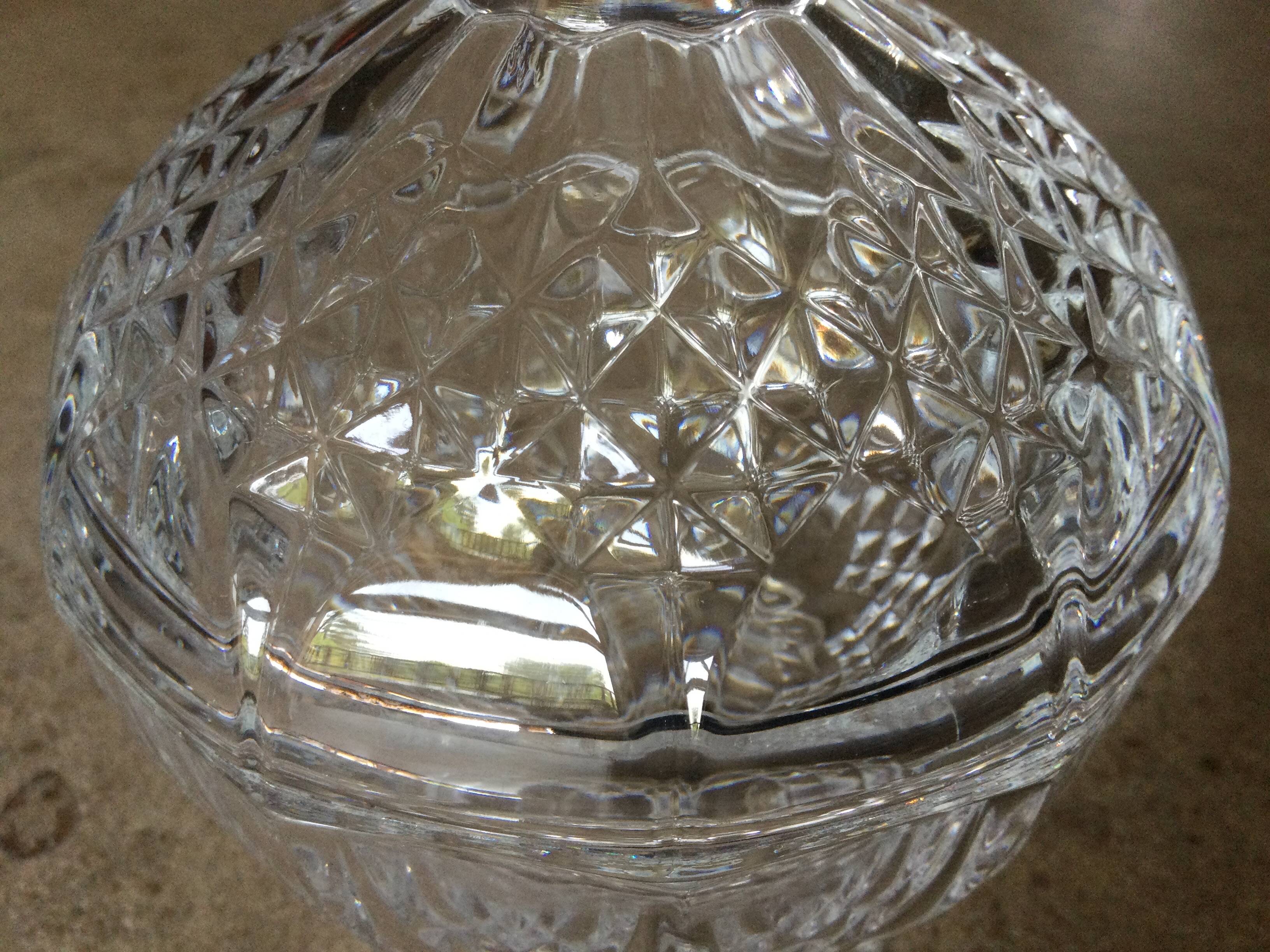 Cristal d'arques sugar bowl/candy box