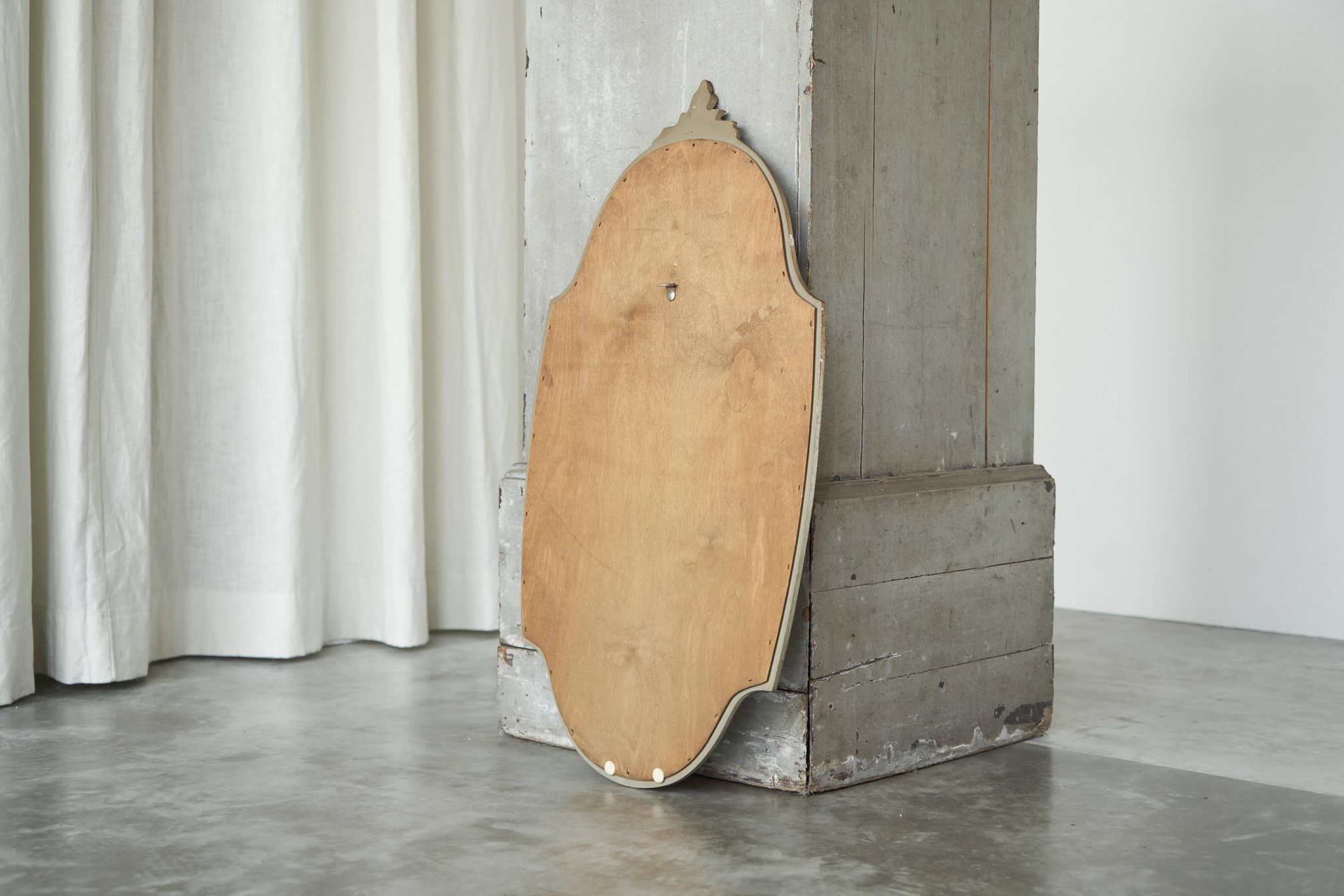Neoclassical wall mirror in wood mid-century