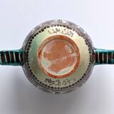 Polychrome ceramic vase in flowing enamel from Nabeul with mihrab decoration.