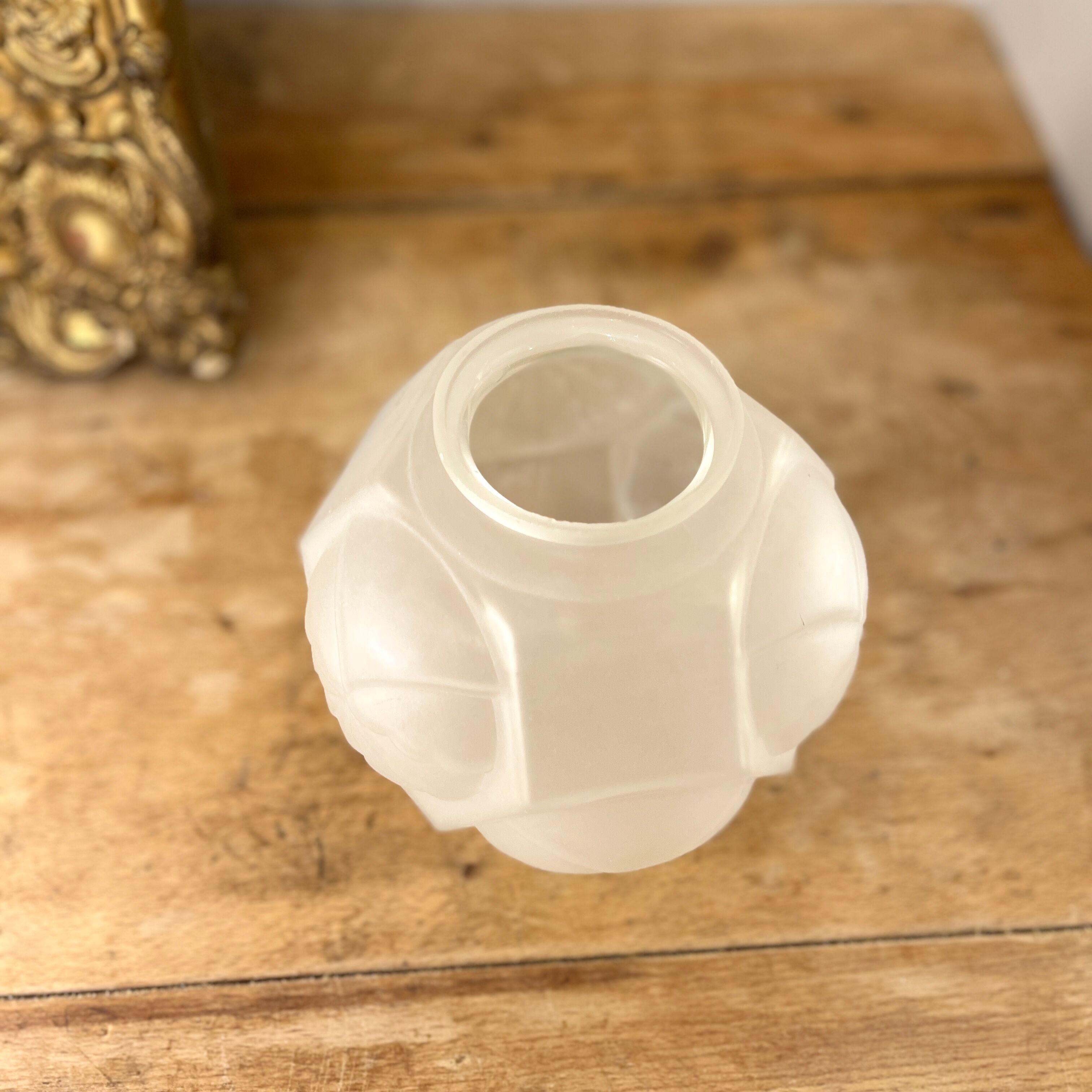 Art deco ball vase