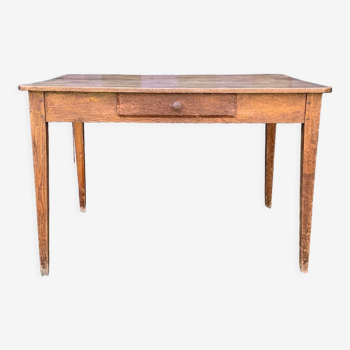 Oak farmhouse table