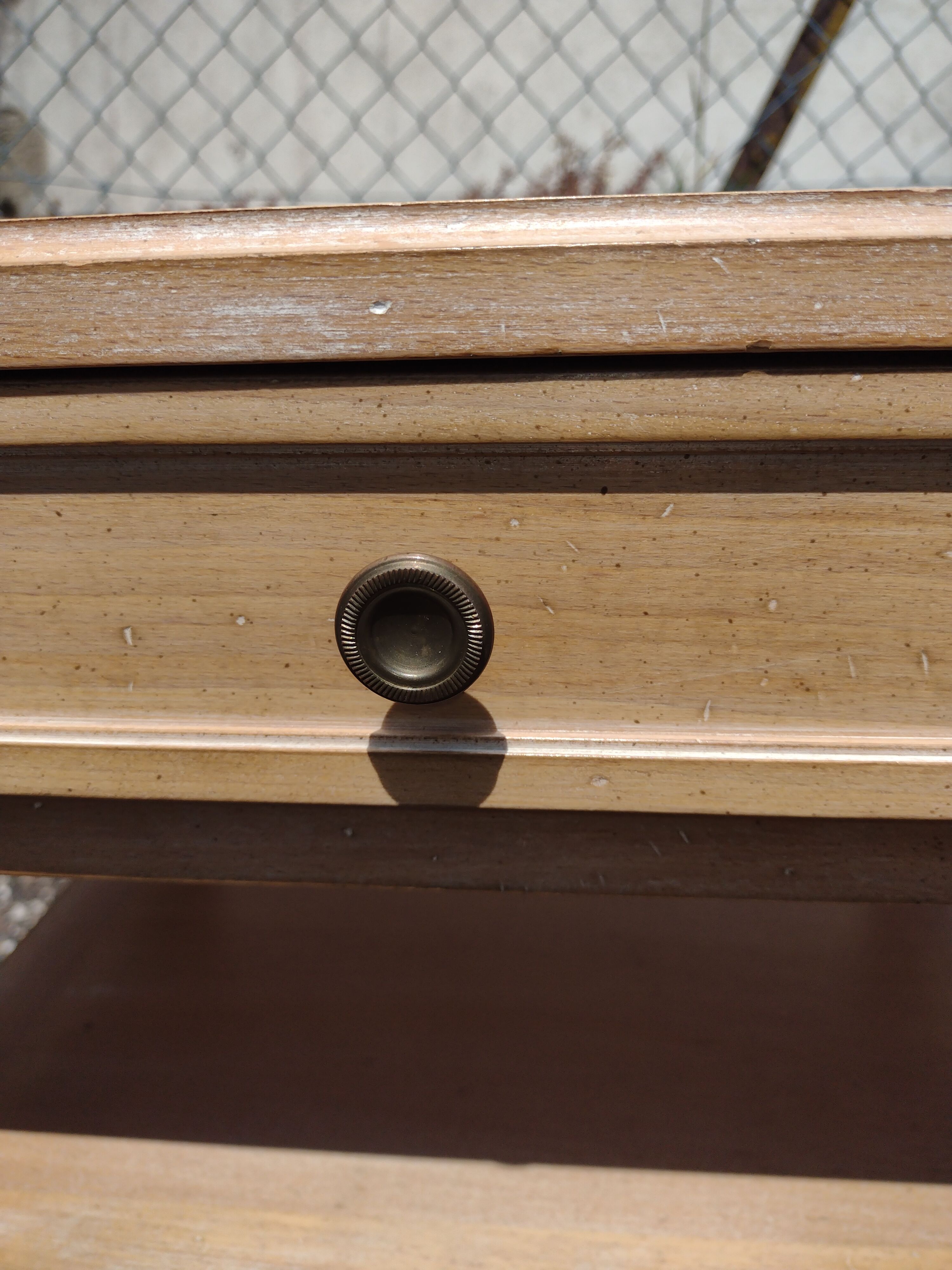 Bedside table louis XVI style