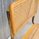Marcel Breuer chair in cane model B32 vintage gold color