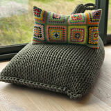 Coussin crochet
