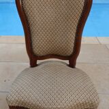 Chaise ancienne avec roulette