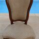 Antique chair with roulette wheel