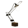 Brutalist lamp in travertine, Italy, 1970s