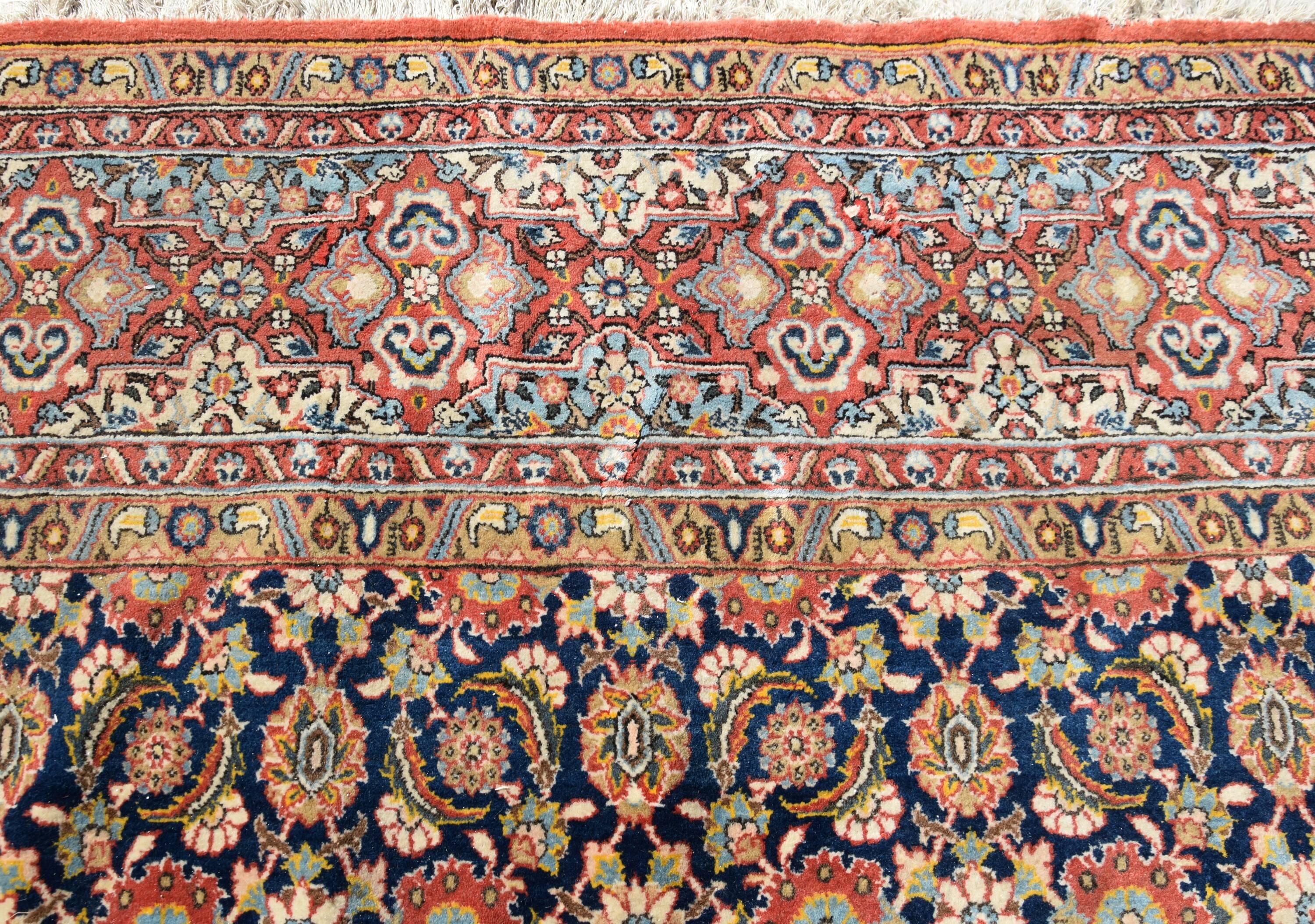 Iran GHOUM oriental rug - : 3.33 X 2.35 Meters -