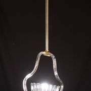 Elegant Art Decò Barovier and Toso Chandelier, 1940s