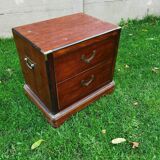 Navy dresser, solid mahogany, National Airy, with handles