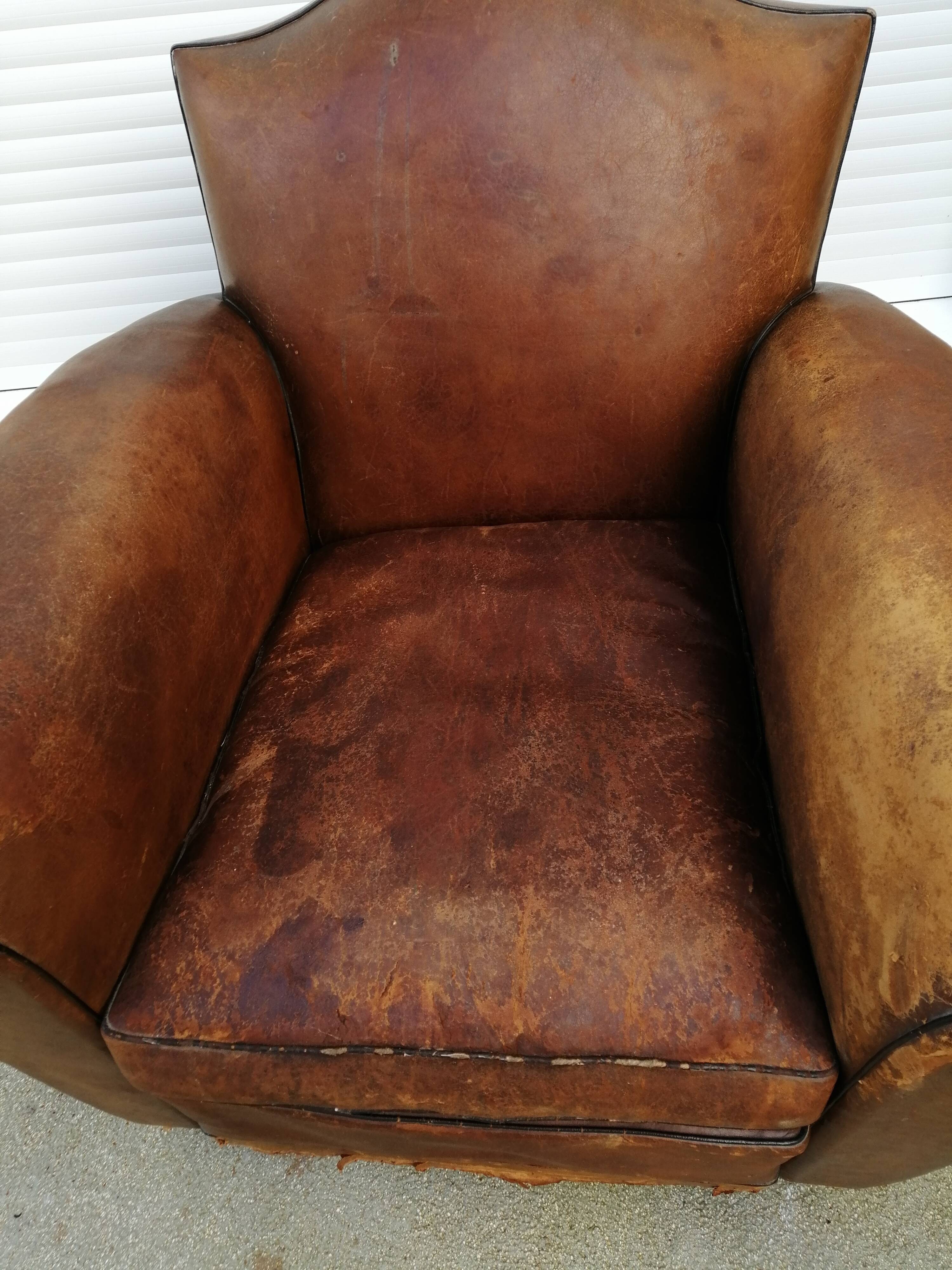 Moustache club armchair