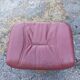 Old armchair on vintage leather foot + foot rest