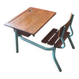 vintage school desk