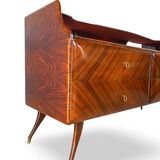 midcentury rosewood chest of drawers.