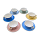 Villeroy & Boch Pastel 1960 Service – 6 Cups & Saucers – Vintage