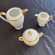 Sugar bowl, milk jug and teapot set
