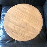 Massive oak tripod stool