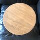 Massive oak tripod stool