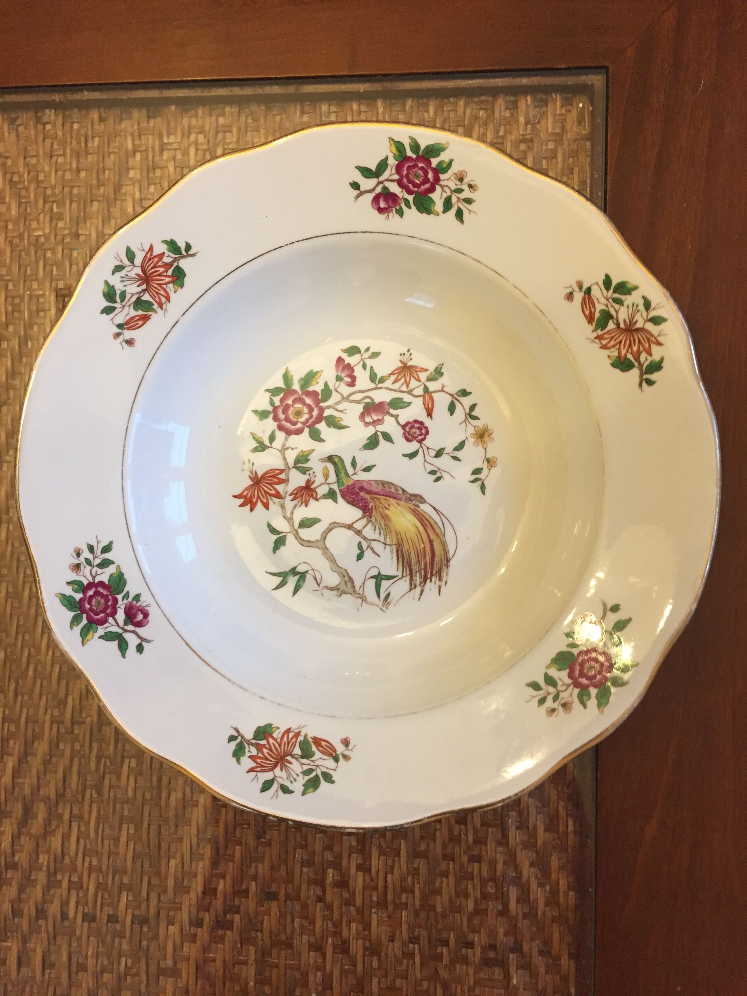 10 plates and 3 vintage dishes Digoin Sarreguemines Condé model