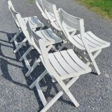 6 chaises  jardin vntage 60 70 R Gleizes