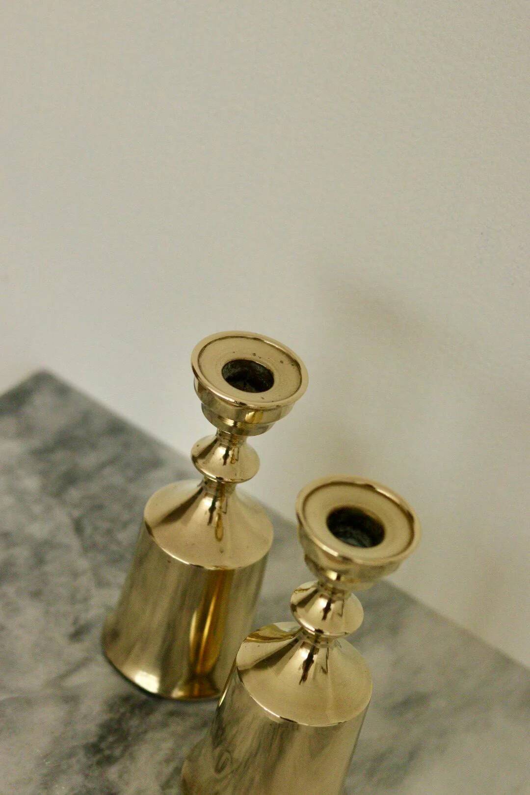Dansk Copenhagen brass candle holders