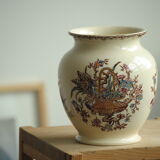 "Trash" Gien faience vase