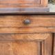 Two-body oak sideboard, circa 1890 — antique glasses and assembly