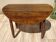 Table console ancienne en noyer massif
