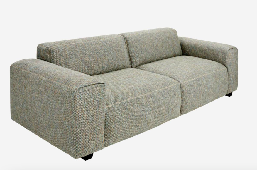 POSADA sofa 3 places HABITAT fabric Bellagio - Lagoon Green | Selency