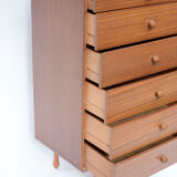 Scandinavian high chest of drawers