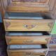 Art Nouveau carved walnut cabinet