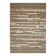Relief jute rug in white and black 80x150 cm