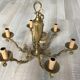 Solid brass chandelier 6 arms