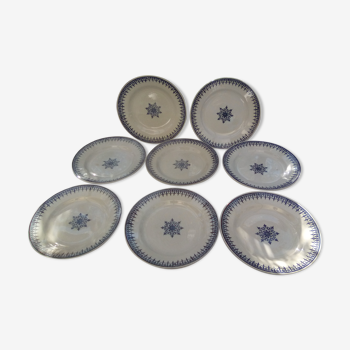 8 assiettes plates Primax St Amand