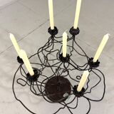 Large brutalist candalabra candle holder 1980’s